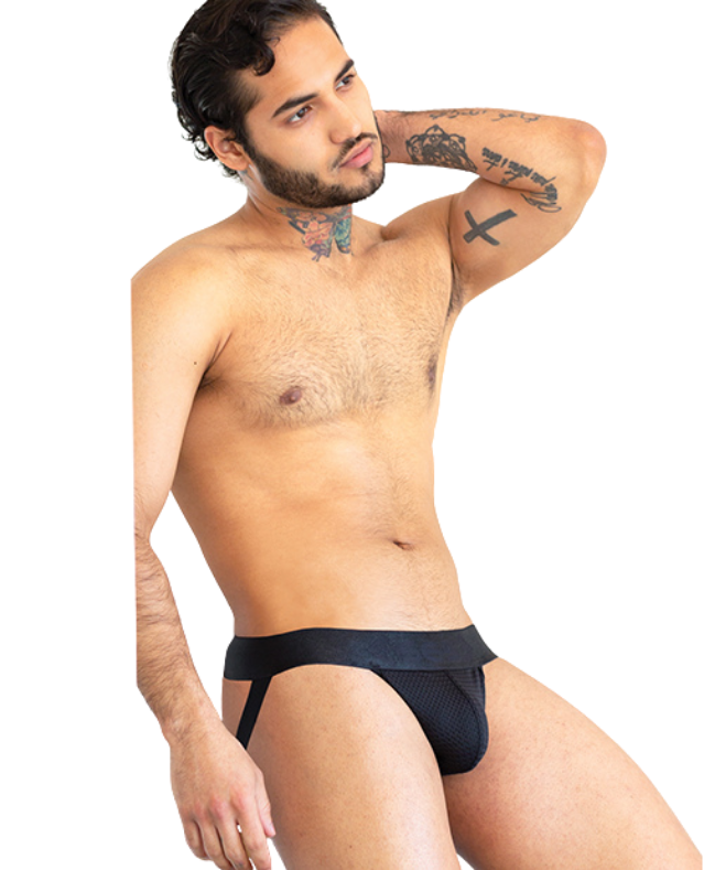 665 Stealth Jockstrap - Black - Men's Lingerie