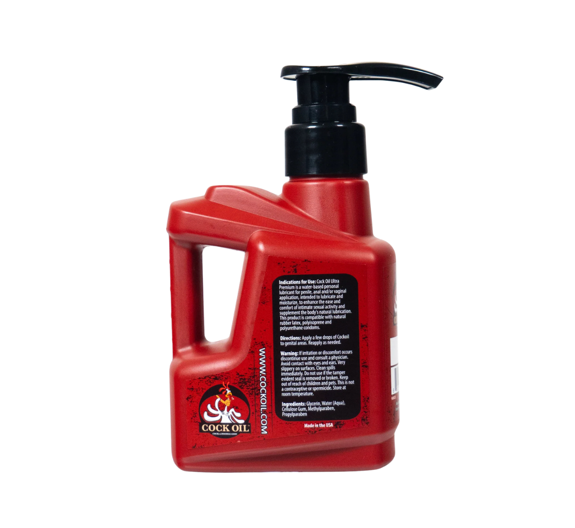 Water Based Premium Lubricant Massage Gel- Pump Bottle 10 fl oz