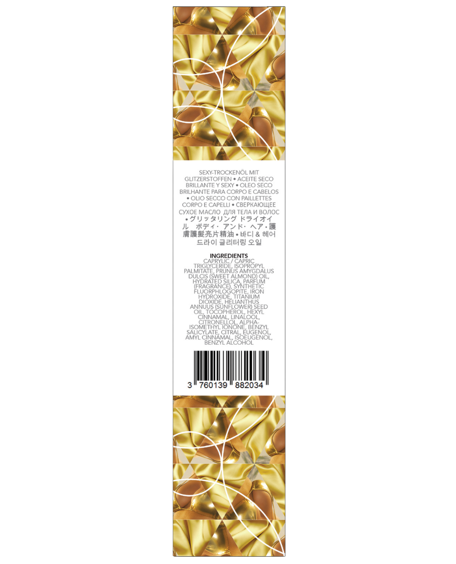 Beauty Glam Oil w/Glitter