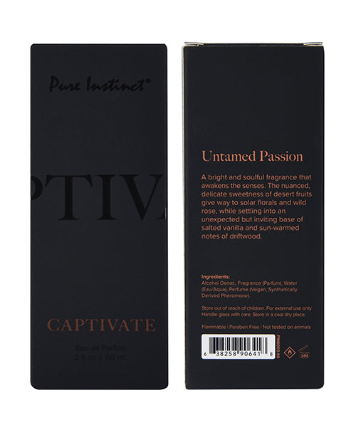 PURE INSTINCT MENS PHEROMONES COLOGNE - 2oz.
