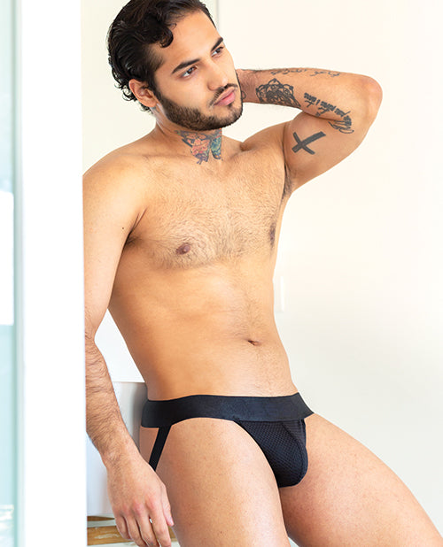 665 Stealth Jockstrap - Black - Men's Lingerie