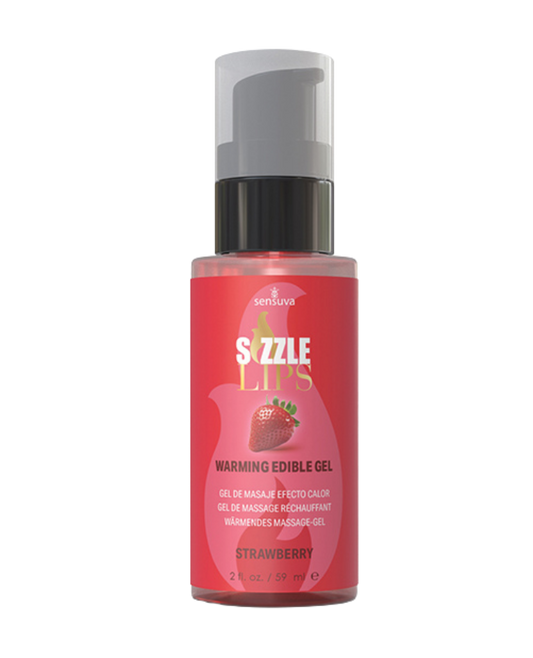 Sizzle Lips 2 oz - Edible Warming Gel